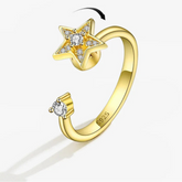 Aurian fidget ring collection - warm stress relief