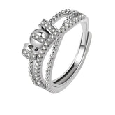 Azura anxiety ring collection display - premium calm jewelry