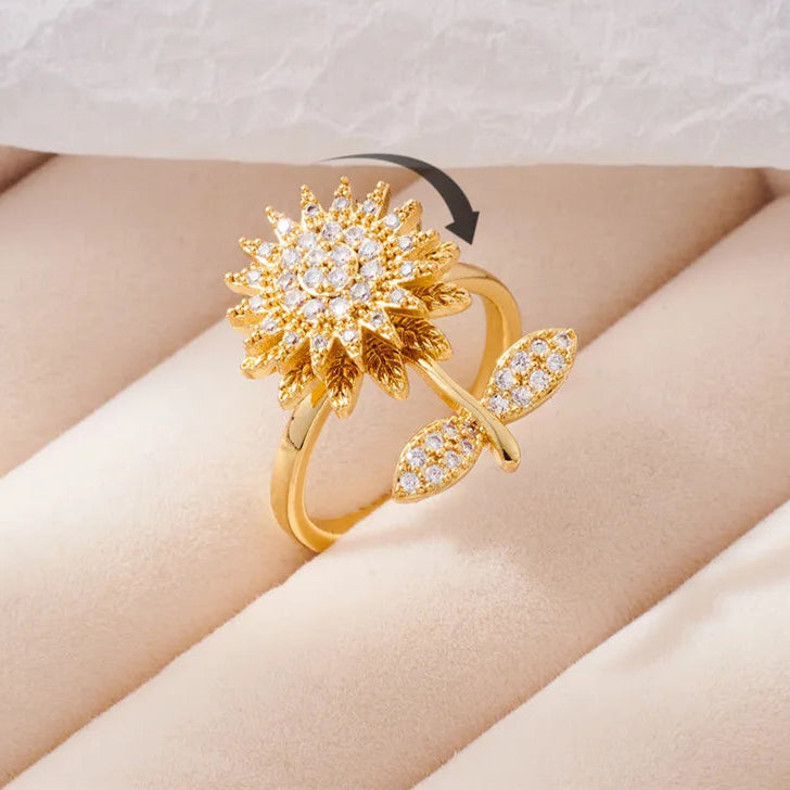 Avelora calm ring close-up - premium anxiety jewelry