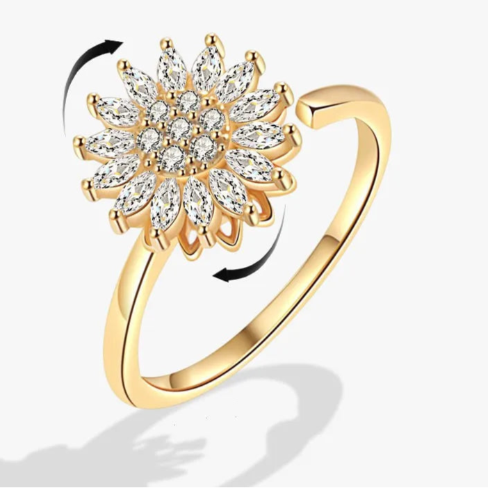 Amara stress relief jewelry - premium fidget ring display