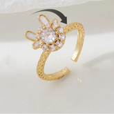 Avelora stress relief jewelry - premium fidget ring display