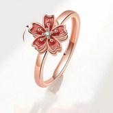 Aluna anxiety ring texture - moonlight calm ring