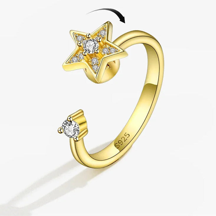 Aurian fidget ring gift ready - warm stress band