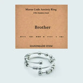 AuraCode anxiety ring multiple angles - premium stress relief