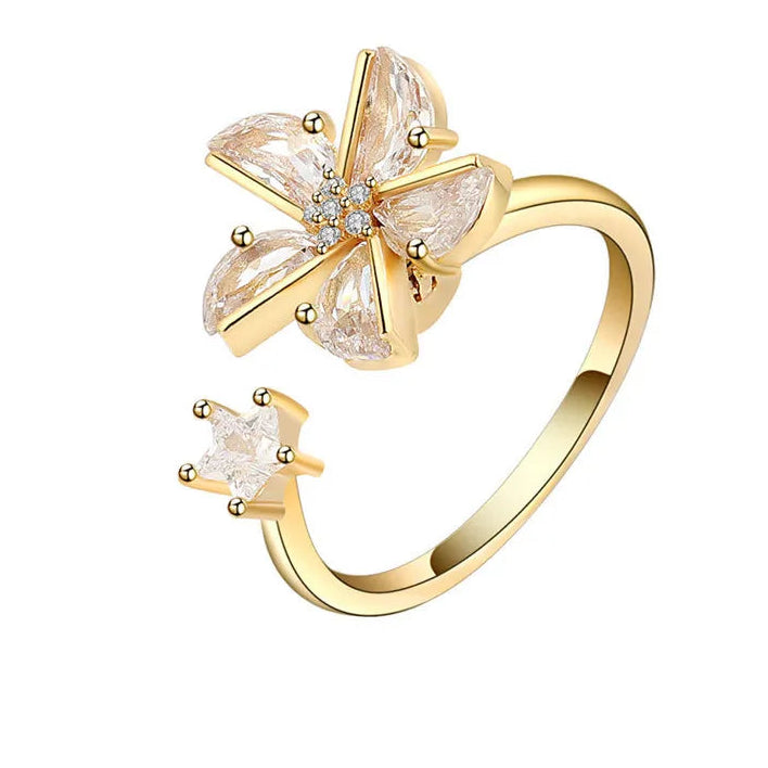 Ariya calm jewelry on finger - anxiety relief ring