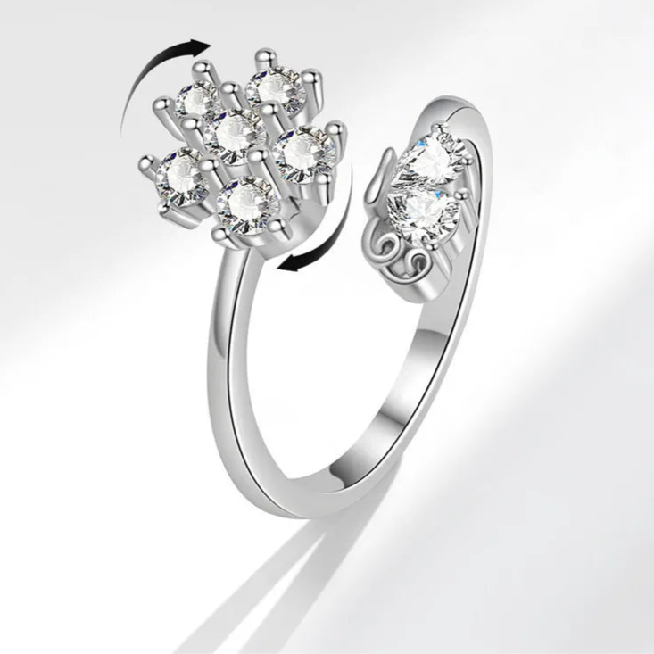 Aluna fidget band product shot - celestial stress ring