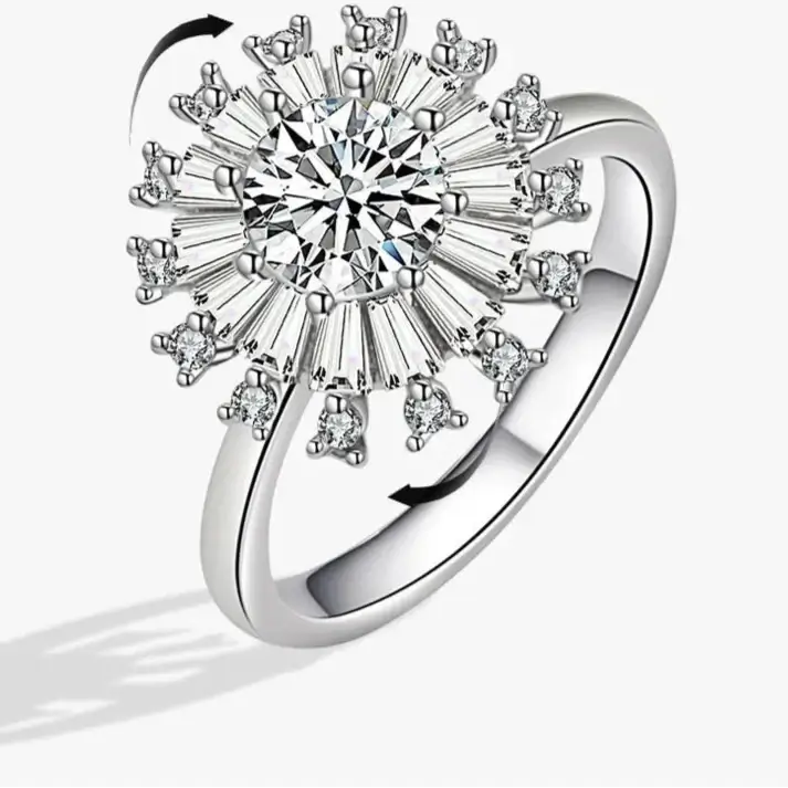 Amara stress relief collection - timeless fidget rings