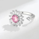 Ariya anxiety band on finger - premium calm ring