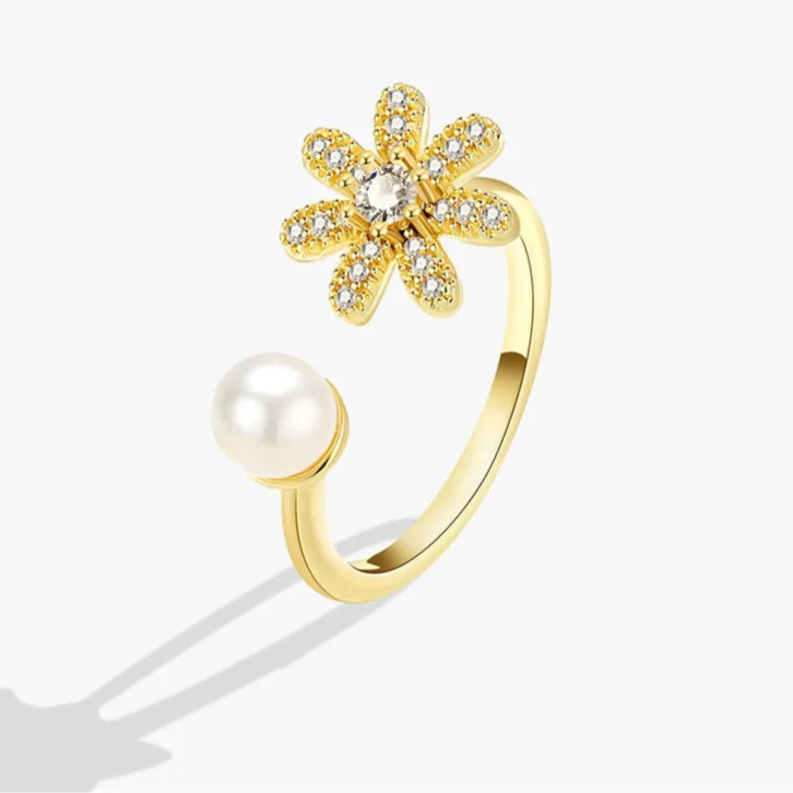 Aurian stress ring premium materials - warm fidget band