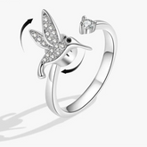 Althea stress relief band angle - healing fidget ring