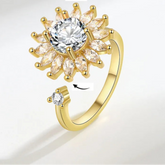 Amara fidget ring texture view - eternal stress band