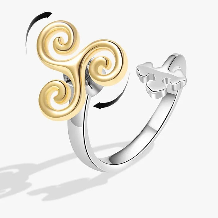 Althea calm jewelry texture - premium anxiety relief ring