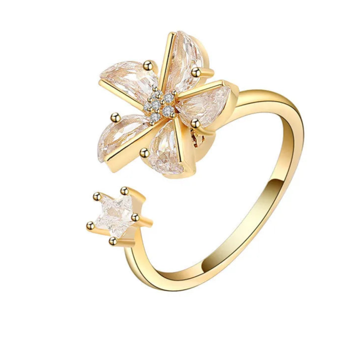 Ariya fidget jewelry polished surface - noble stress relief ring