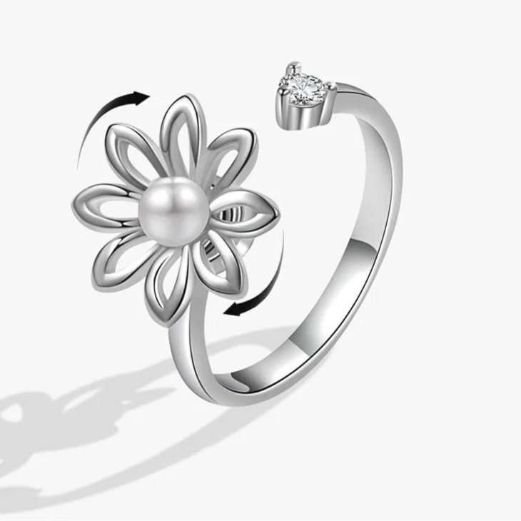 Ariya calm jewelry detail - anxiety relief ring