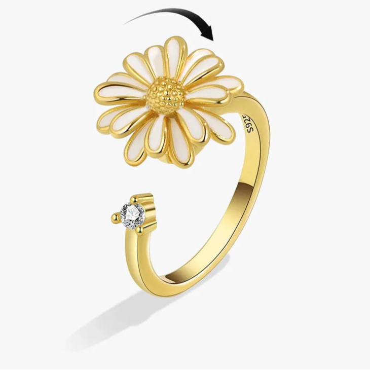 Ariya anxiety jewelry detail - premium calm ring