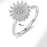 Althea calm ring side detail - anxiety relief jewelry