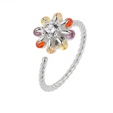 Ariya fidget jewelry close-up - refined stress ring