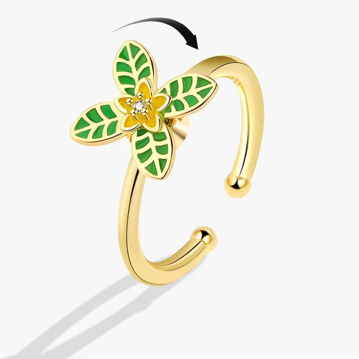 Aurian calm jewelry artisan crafted - golden anxiety relief