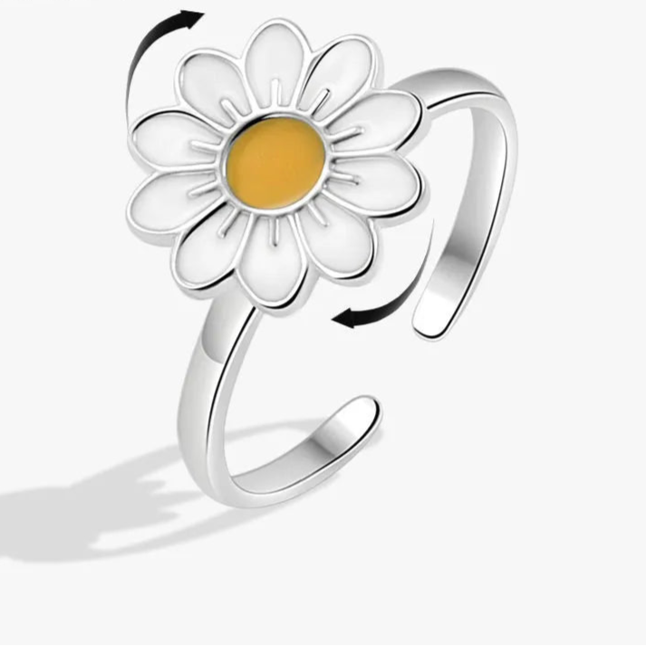 Auralis anxiety jewelry detail - premium calm ring