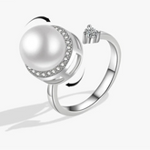 Aluna anxiety relief jewelry premium finish - moonlight calm ring