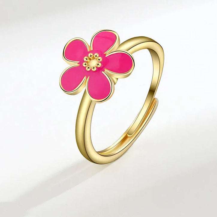 Aurelia radiant anxiety ring - golden calm fidget jewelry