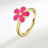 Aurelia radiant anxiety ring - golden calm fidget jewelry