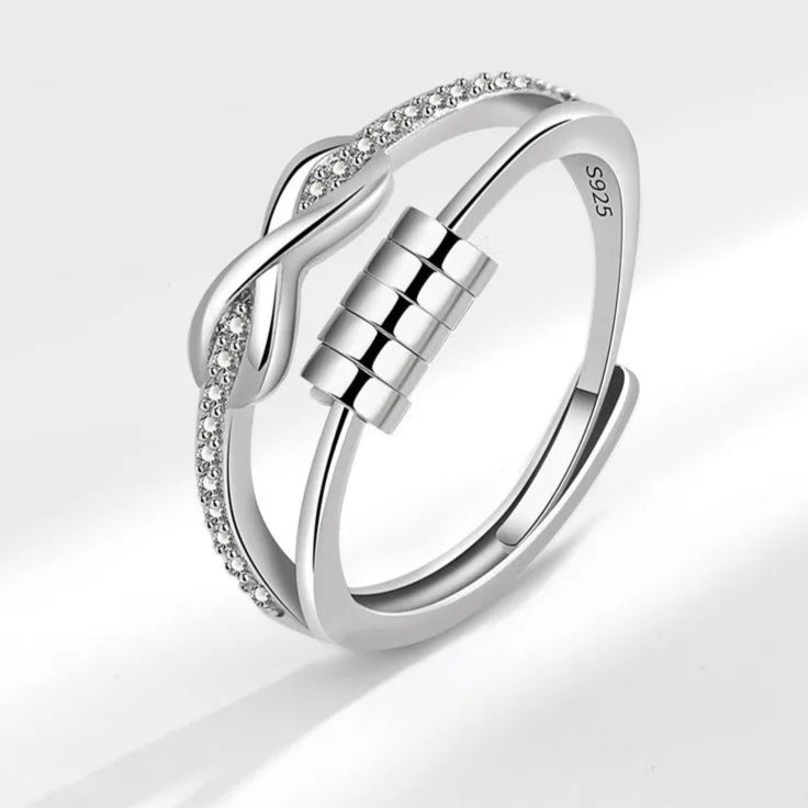 Azura fidget band product shot - sky-blue stress ring