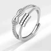 Azura anxiety band on finger - premium calm ring