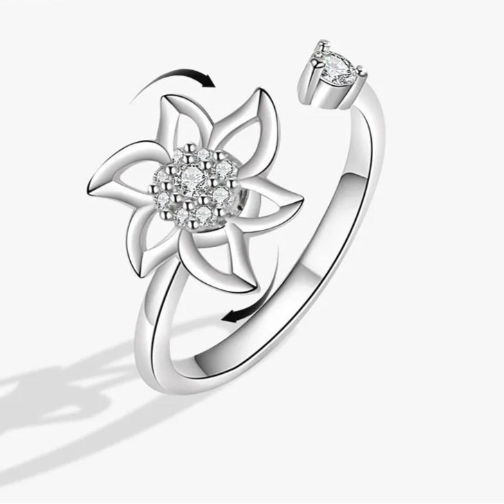 Aluna calm band elegant packaging - celestial anxiety ring