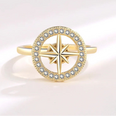 Azura calm ring product display - anxiety relief band