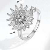 Althea stress relief ring complete view - therapeutic fidget jewelry