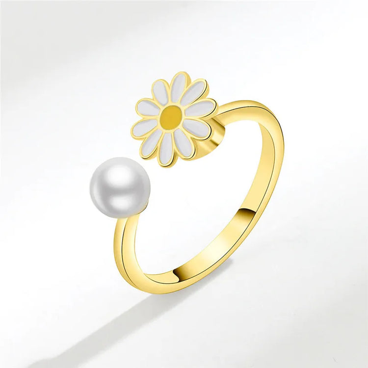 Amaris calm ring sophisticated look - timeless anxiety band