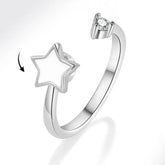 Auralis fidget ring multiple angles - luminous stress relief