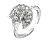 Aurevo Luxe anxiety ring - luxury calm fidget jewelry