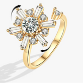 Amara calm ring on hand - anxiety relief band