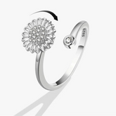 Amaris calm ring product angle - anxiety relief jewelry