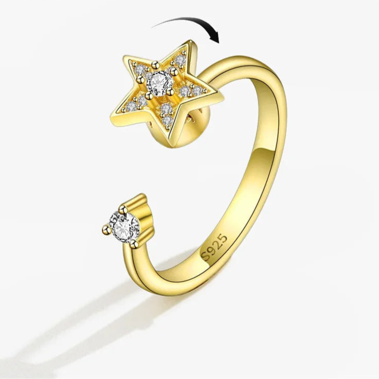 Aurevo Luxe stress relief collection - premium fidget rings