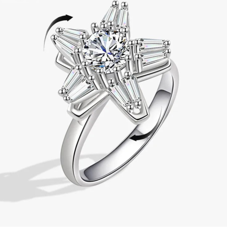 Amara stress relief ring lifestyle - premium fidget jewelry