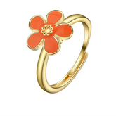 Aurian calm ring packaging - golden anxiety jewelry gift