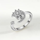 Aurevo Luxe fidget jewelry close-up - luxury stress ring