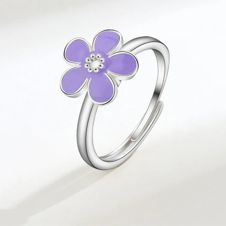 Aurelia stress relief ring - luminous fidget band