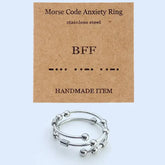 AuraCode calm ring collection - best-selling fidget jewelry