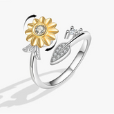 Aluna stress ring durable design - moonlight fidget jewelry