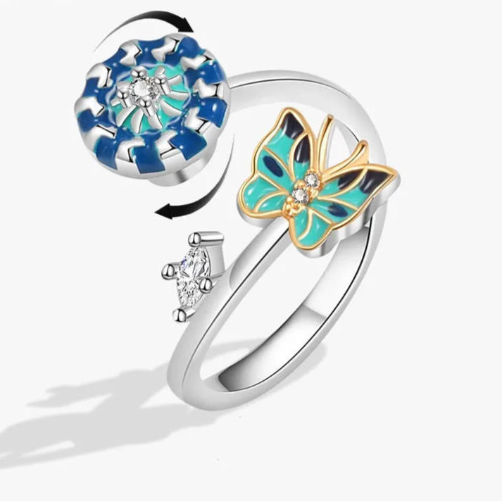 Auralis anxiety ring - radiant calm fidget jewelry