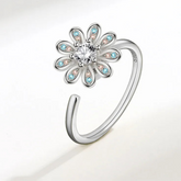 Ariya anxiety ring beautiful finish - noble calm jewelry