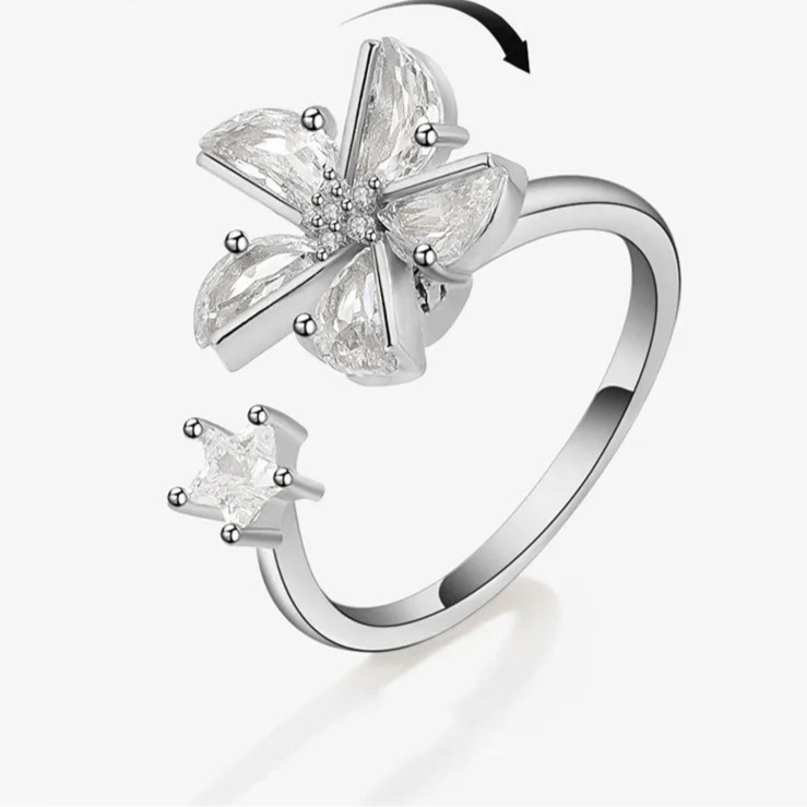 Ariya anxiety relief jewelry premium finish - noble calm ring