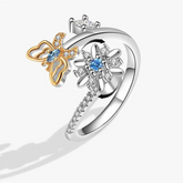 Aluna stress relief collection - celestial fidget rings