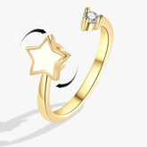 Amara calm jewelry on finger - anxiety relief ring