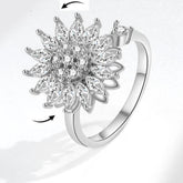 Amara fidget ring multiple angles - lasting stress relief