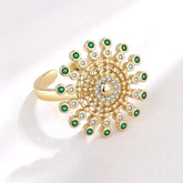 Azura fidget jewelry close-up - azure stress ring